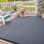 OLANLY Front Door Mat 71x47, Waterproof Heavy-Duty Indoor Outdoor Doormat
