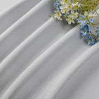 CUCRAF Grayish White Blackout Curtains 54 inch Length 2 Panels Set, Rod Pocket Room Darkening Drapes for Bedroom Living Room, Insulated Thermal Light Blocking Window Curtain (W52 x L54 Inch)