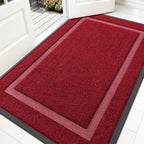 OLANLY Front Door Mat Outside 59x30, All-Season Heavy-Duty Rubber Doormat