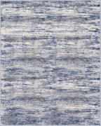 KOZYFLY 4x6 Area Rug Modern Abstract Washable Large Rugs for Entryway Non-Slip Soft Living Room Rug, Print Grey-Blue Throw Rugs Indoor Mat for High-Traffic Door Entrance, Laundry, Nursery, Bedroom