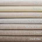 Cream Birch Blackout Curtains 72 Inches Extra Wide for Living Room 70 Inch Large Window Treatment Ivory Bedroom Window Curtain 84 Inch Long Thermal Room Darkening Heavy Drapes (72"W x 84"L 1 Panel)