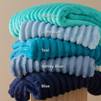 Bedsure Soft Cal King Size Blanket for Bed Blue Fog 102"x96"