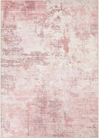 UERMEI 5x7 Area Rug Living Room Rugs Thickened - Washable Neutral Modern Abstract Soft Rug Indoor Floor No Slip Rug Carpet for Bedroom Under Dining Table Home Office Decor - Pink