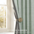 RYB HOME Sage Green 100% Blackout Curtains 84 inches Long, Thermal Insulated Linen Texture Drapes for Bedroom/Living Room, Elegant Farmhouse Curtains Back Tab&Rod Pocket, W52xL84, 2 Panels