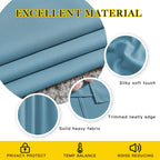 NICETOWN Room Darkening Curtains Extra Long 102 Inches - Grommet Thermal Insulated Weighted Window Drapes Sound Reducing for Living Room/Farmhouse (W66 x L102, Teal Blue, 2 Panels)