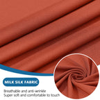 hyha Milk Silk Couch Cushion Covers, Sofa Covers for 3 Cushion Couch