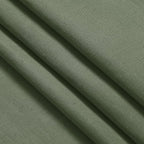 Nanspring Olive Green Linen Curtains for Living Room 2 Panels Set 80 Inch Length Back Tab Light Filtering Semi Sheer Curtain Drapes for Bedroom 52x80