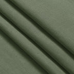Extended Curtain Olive Green Linen Sheer Curtains for Living Room 2 Panels Set 112 Inch Length Back Tab Light Filtering & Breathability Semi Sheer Curtain Drapes for Bedroom Living Room 52x112