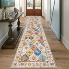 HEBE Hallway Runner Rug 2'x10', Washable Non Slip Kitchen Rug Runner