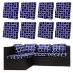 DREAHOTEXTIL 8Pcs Outdoor Cushion Covers, Elastic Patio Cushion Covers