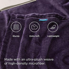 Bedsure GentleSoft Fleece Bed Blankets Large Size Purple - Soft Lightweight Fuzzy Cozy Luxury Oversized King Blanket Microfiber, Room Home Decor Gifts for Women and Men, 120x120 inches