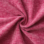 MIULEE Soft Chenille Throw Pillow Covers Hot Pink 18x18 Inch Pack of 2