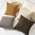 Topfinel Decorative Brown Throw Pillow Covers Cushion Cases, Set of 4 Soft Velvet Modern Double-Sided Designs Terracotta Home Decor ，Fall Style Throw Pillows 20x20 inches