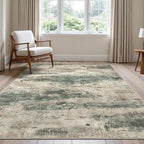 BEIMO Area Rugs 10x12 for Living Room, Green Taupe Washable Abstract Rug