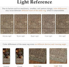 5x7 Washable Area Rug for Living Room Bedroom Vintage Rust Red Soft Low Pile Carpet Traditional Retro Non Slip Throw Rug for Dining Room Entryway Indoor Dorm Kitchen