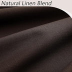 Guken Brown 100% Blackout Curtains 63 Inch Length 2 Panels Set for Living Room Bedroom Back Tab Thermal Insulated Black Out Linen Drapes Room Darkening Window Curtains 52 Inches Width