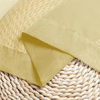Chyhomenyc Mustard Yellow Sheer Curtains 63 Inches Long, Light Filtering Window Sheer Curtain Panel Drapes, Elegant Rod Pocket Soft Voile for Bedroom Living Room, Each 42Wx63L Inches, 2 Panels