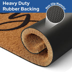 Barnyard Designs Natural Coco Coir Non-Slip Doormat (24x36, Y'all)