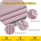 NICETOWN Room Darkening Curtain Panels 84 - Window Treatment Energy Saving Thermal Insulated Solid Grommet Room Darkening Drapes for Living Room (Baby Pink, 1 Pair, 66 by 84-Inch)