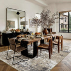 PureCozy Brown Area Rug 6x9 Modern Abstract