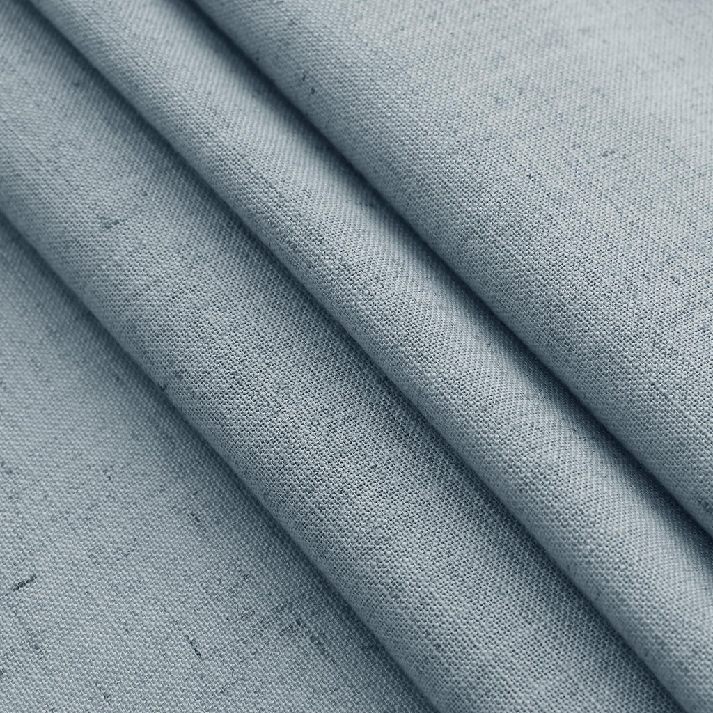 Nanspring Light Blue Linen Curtains 72 Inch Length for Living Room Semi Sheer Light Filtering Door Drapes 2 Panels Set for Kids Bedroom Light Filtering Back Tab Rod Pocket Modern Farmhouse Decor 52x72