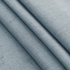 Nanspring Light Blue Linen Curtains 72 Inch Length for Living Room Semi Sheer Light Filtering Door Drapes 2 Panels Set for Kids Bedroom Light Filtering Back Tab Rod Pocket Modern Farmhouse Decor 52x72