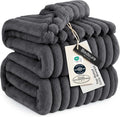 Bedsure GentleSoft Grey Full Blanket for Bed - Cozy Soft Blankets for Women, Cute Large Throws for Girls, 84x90 Inches