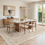 zesthome 6x9 Area Rugs for Living Room,Large Washable Rug,Beige