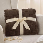 Bedsure GentleSoft Brown Throw Blanket for Couch - Super Soft Cozy Blankets Gifts for Kids Girls, Cute Small Fleece Throws for Bedroom Home Decor, 50x70 Inches