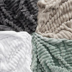 Bedsure Soft Throw Blanket for Couch Decor Gifts Bright White 50"x70"