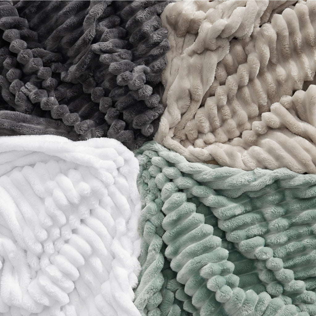 Bedsure Soft Cal King Size Blanket for Bed Bright White 102"x96"