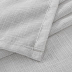 BGment Extra Long 108 Inch Length Curtains for Living Room Windows, Linen Light Gery Drapes Rustic Country Textured for Farmhouse Bedroom Decor Lightweight Rod Pocket, 2 Panels Set, Each 52 Inch Wide