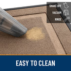 OLANLY Front Door Mat Outside 47x23, All-Season Heavy-Duty Rubber Doormat