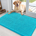 OLANLY Dog Door Mat for Muddy Paws 35x24, Super Absorbent Chenille Mud Mat