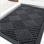 OLANLY Front Door Mat Outside Entrance 33x21, Waterproof Heavy-Duty Doormat