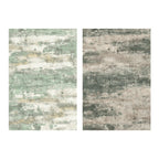 BEIMO 2x3 Area Rugs for Entryway, Green Washable Abstract Reversible Rug
