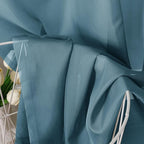 Aiyufeng Dusty Blue Sheer Curtains 63 Inch Length 2 Panels Set, Light Filtering Airy Rod Pocket Dusty Blue Window Curtain Treatment Drapes for Kitchen Bedroom Living, Each 40Wx63L Inches