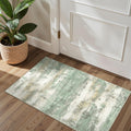 BEIMO 2x3 Green Abstract Area Rug, Washable Non-Slip for Entryway