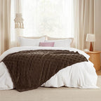Bedsure GentleSoft Twin Blanket for Bed Brown - Super Soft Cozy Blankets for Kids Girls, Cute Fuzzy Fleece Throws for Bedroom Couch, 60x80 Inches