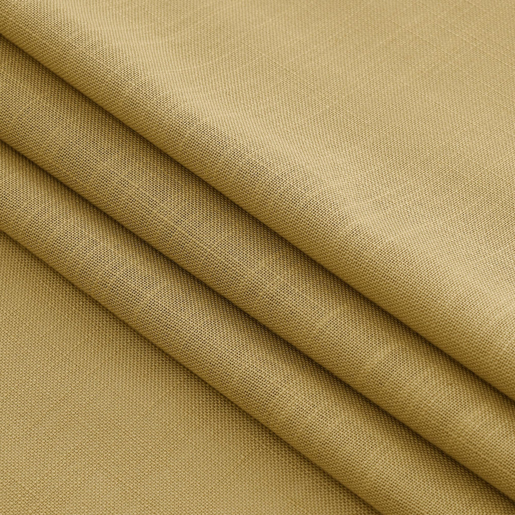 Nanspring Gold Linen Curtains 72 Inch Length for Living Room Semi Sheer Light Filtering Door Drapes 2 Panels Set for Kids Bedroom Light Filtering Back Tab Rod Pocket Modern Farmhouse Decor 52x72