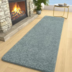 AROGAN Washable 2x8 Runner Rug for Hallway, Long Runner Rugs wtih Soft Memory Foam for Bedroom, Non Slip Backing Carpet Runners for Hallways, Kitchen, Bathroom, Entryway Home Decor, Grey