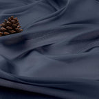 OWENIE Navy Blue Sheer Curtain 90 Inches Long 2 Panels Set, Solid Filmy Drapes for Living Room Bedroom, Elegant Window Voile Sheer Curtain Panels Drapes, 2 Pcs, Each 59" Wx90 L Inch