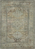 BEIMO Area Rugs 5x7 for Living Room Bedroom, Modern Boho Machine Washable Large Distressed Light Greyish Sage Green Rug, Low Pile Floor Carpet with Non Slip Backing for Dining Room
