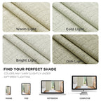 Joydeco Blackout Curtains for Bedroom - 96 Inch Long 100% Light Blocking 2 Panels Light Beige Drapes, Thermal Insulated Room Darkening Curtains, Linen Textured for Living Room, Rod Pocket & Back Tabs
