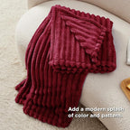 Bedsure GentleSoft Red Twin Blanket for Bed - Cozy Soft Blankets for Women, Cute Large Throws for Girls, 66x90 Inches