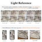 PureCozy Brown Area Rug 6x9 Modern Abstract
