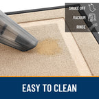 OLANLY Front Door Mat Outside 33x21, All-Season Heavy-Duty Rubber Doormat