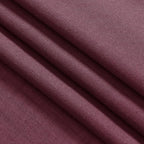Nanspring Burgundy Linen Curtains 84 Inch Length 2 Panels Set for Living Room Rod Pocket Back Tab Light Filtering Window Drapes for Bedroom Dining Room Protect Privacy Modern Farmhouse Decor 52x84