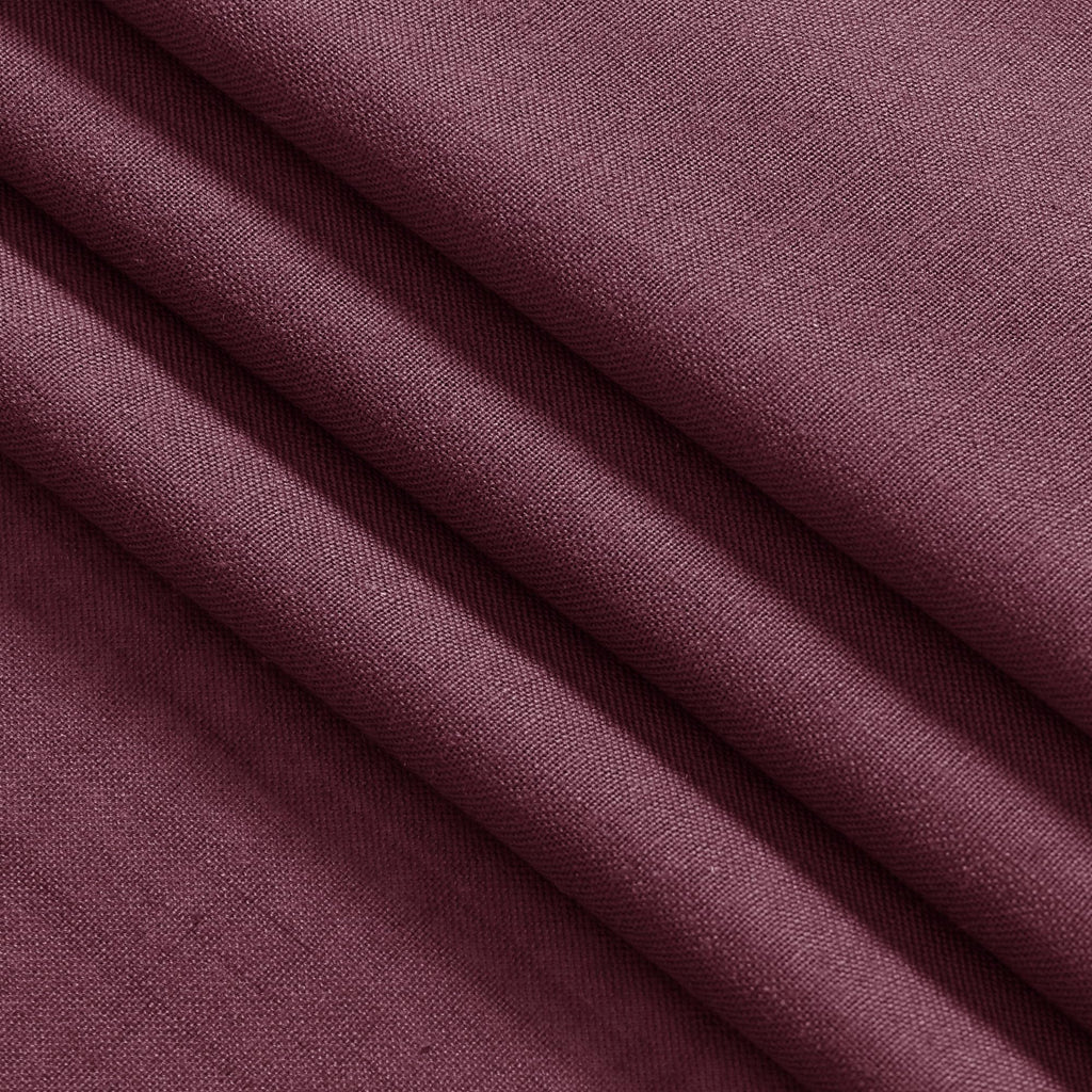 Burgundy Linen Curtains 63 Inches Long 2 Panel Sets for Living Room Bedroom Rod Pocket Back Tab Light Filtering Drape for Kitchen Window Short Protect Privacy Curtain Modern Farmhouse Decor 52x63