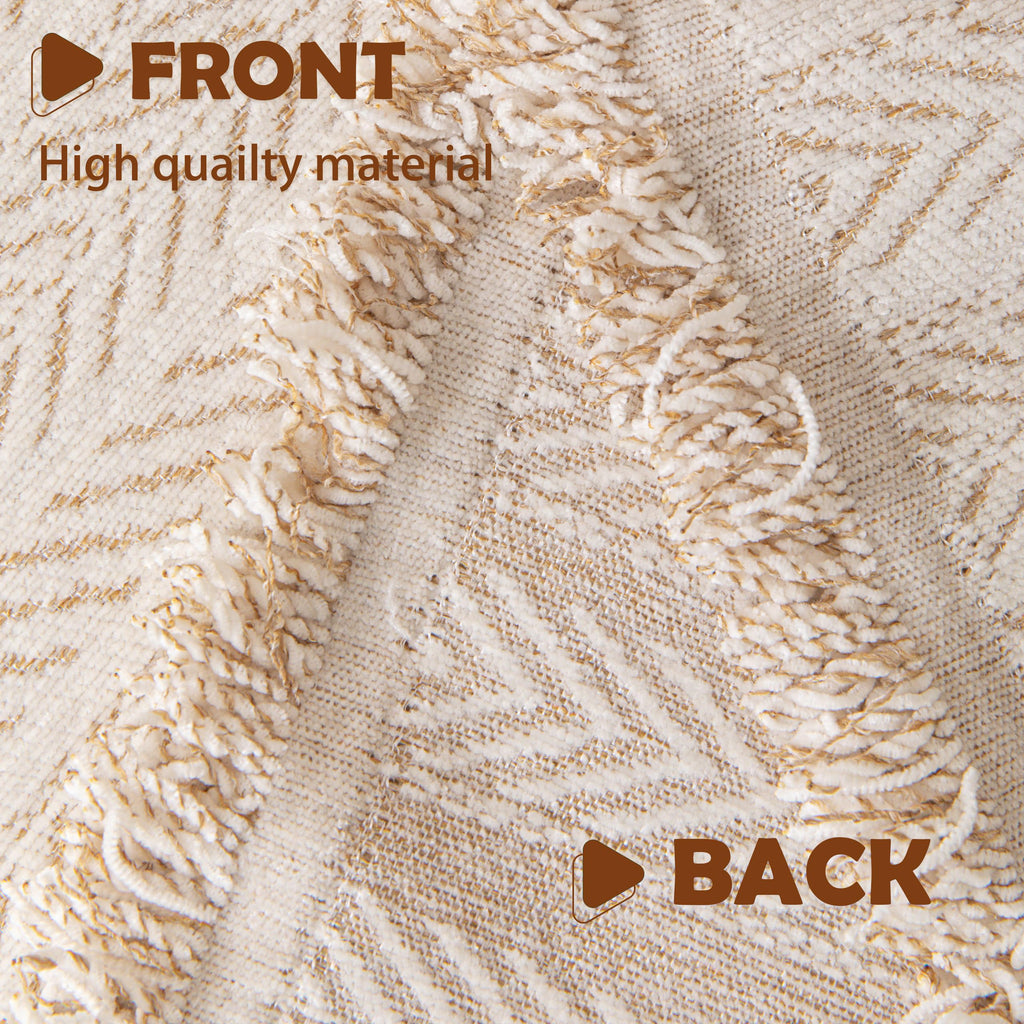 KaviKon Couch Cover for Sofa, Boho Sofa Covers Washable 3 Cushion for Dogs